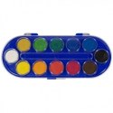 Farby akwarele w plastikowym etui - 12 kolorów