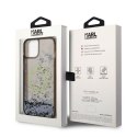 Karl Lagerfeld Liquid Glitter RSG - Etui iPhone 14 Plus (czarny)