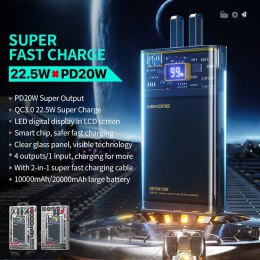 POWERBANK 20000 MAH SUPER CHARGING Z KABLEM USB-C