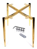Krzesło tapicerowane GIULIA VELVET PINK GOLD II GATUNEK