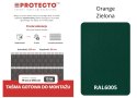 Taśma ogrodzeniowa PASKI 6 x 2,55mb ORANGE 19cm PROTECTO ZIELONA + 12 klipsów GRATIS