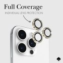 Kate Spade New York Aluminum Ring Lens Protector - Szkło ochronne na obiektyw aparatu iPhone 15 Pro / iPhone 15 Pro Max (Set in 