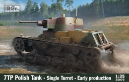 Model plastikowy 7TP Polish Tank Single Turret Early Production