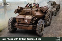 Model plastikowy DAC Sawn off British Armoured Car 1/72